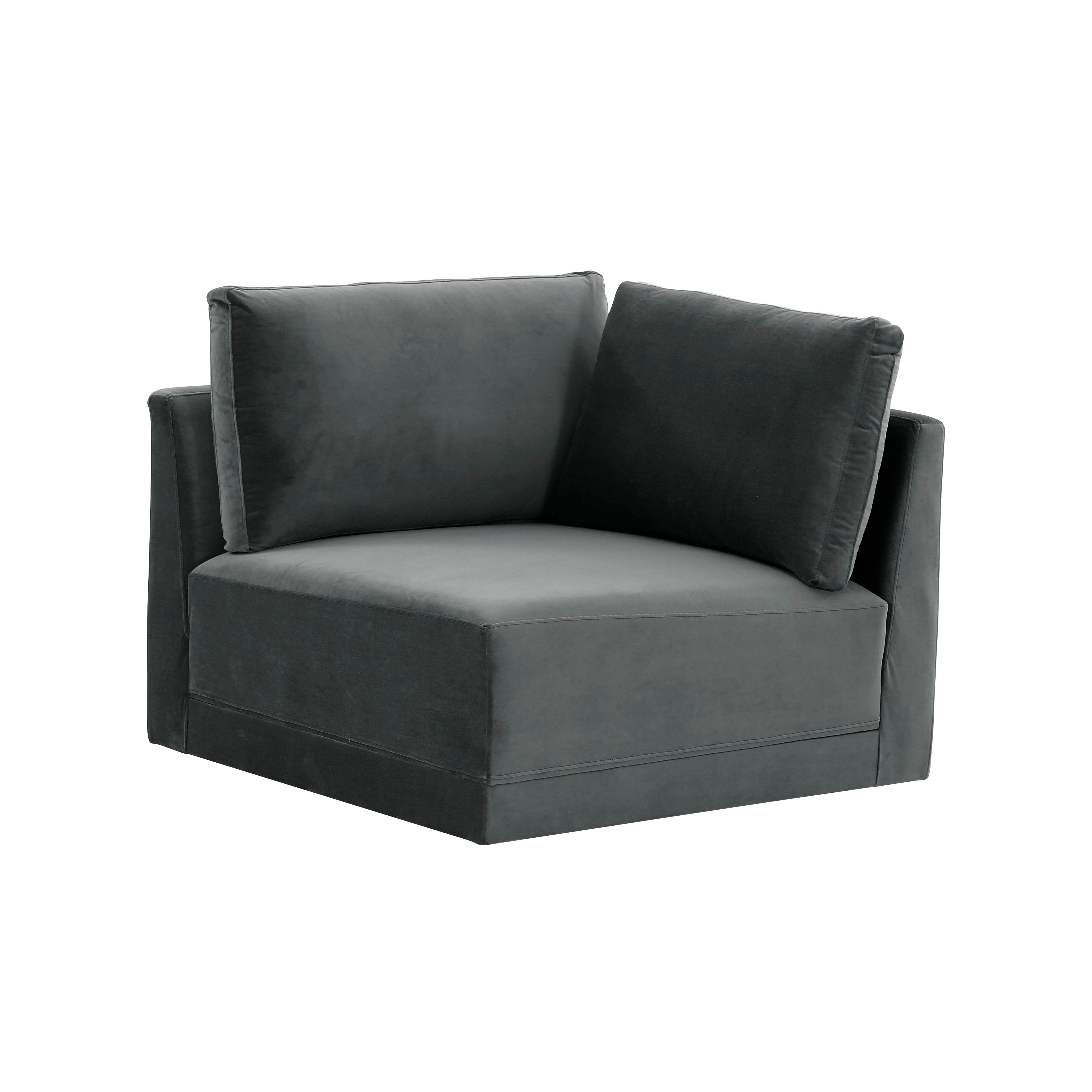 Willow Performance Velvet Modular Corner Chair