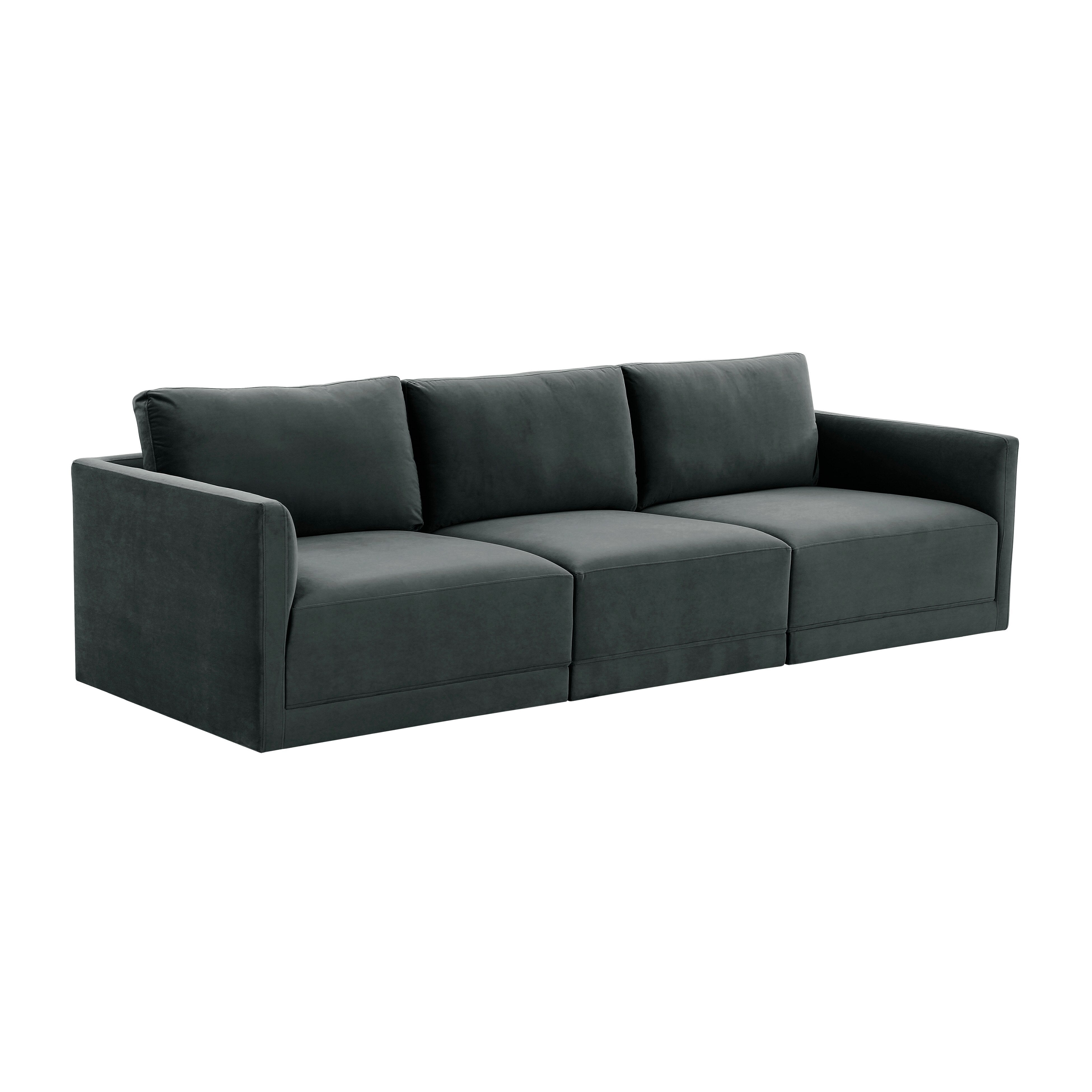 Willow 105" Performance Velvet Modular Sofa