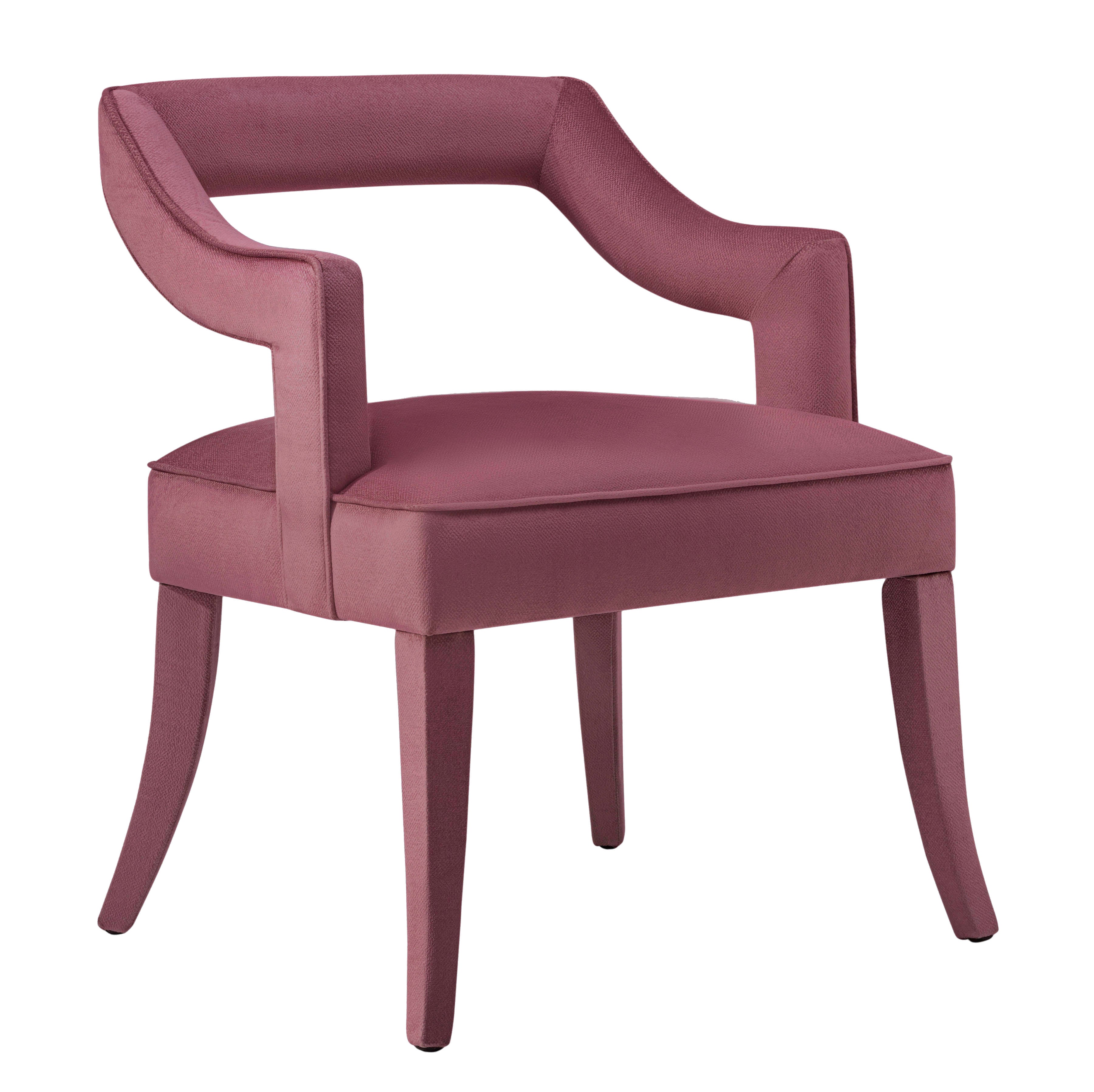 Tiffany Performance Velvet Dining Chair