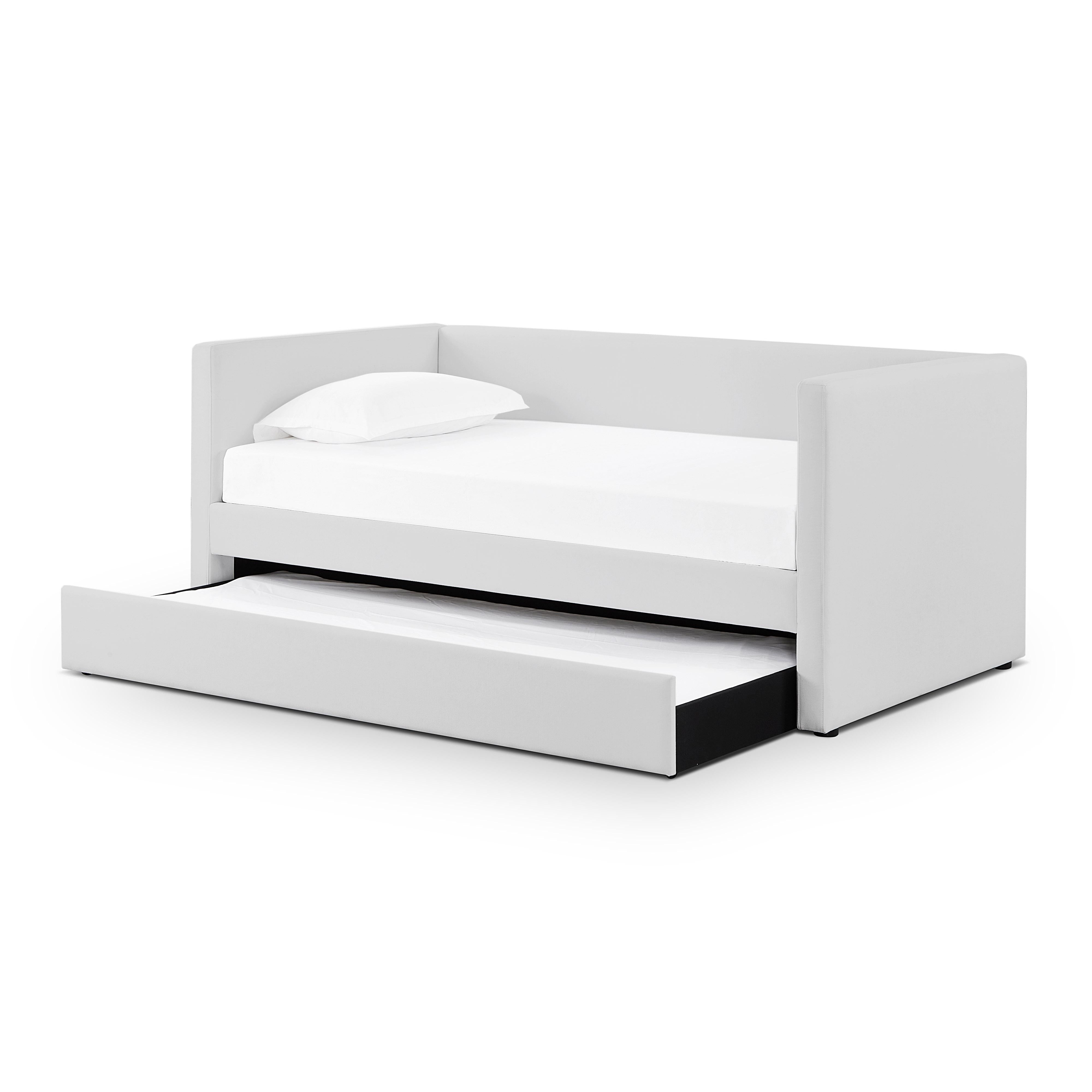 Alice Linen Twin Trundle Bed