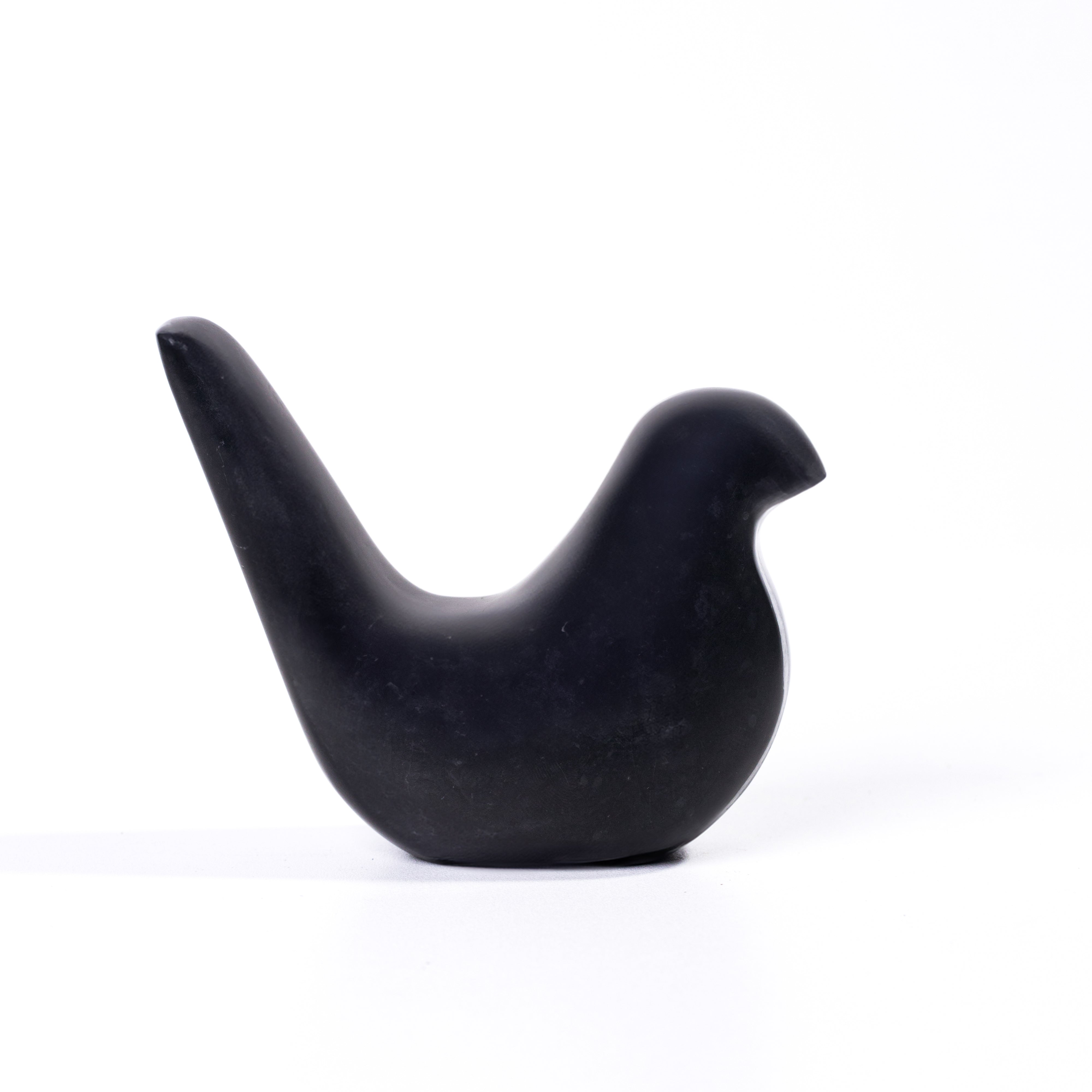 Black Marble Bird Statue