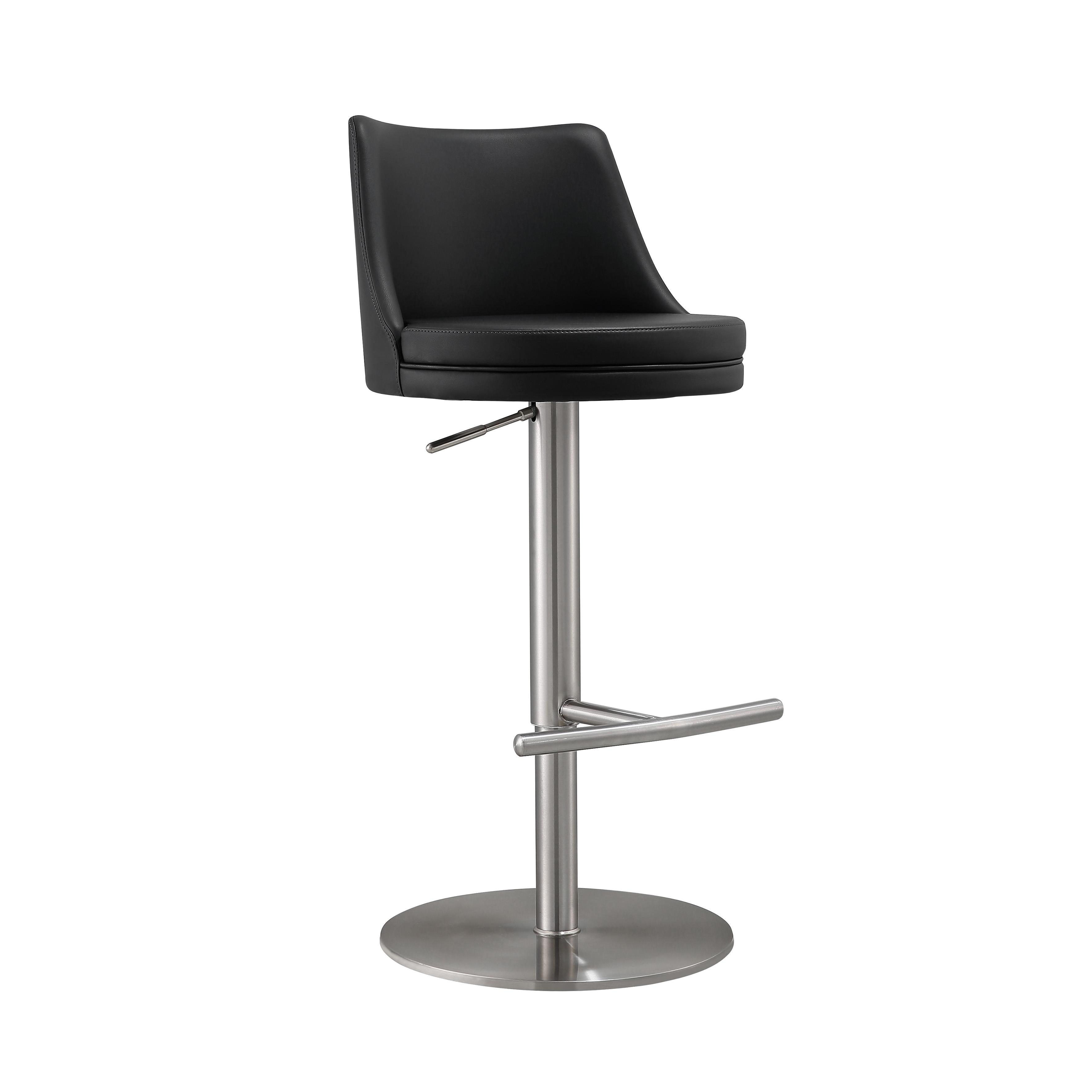 Reagan Performance Vegan Leather Adjustable Stool