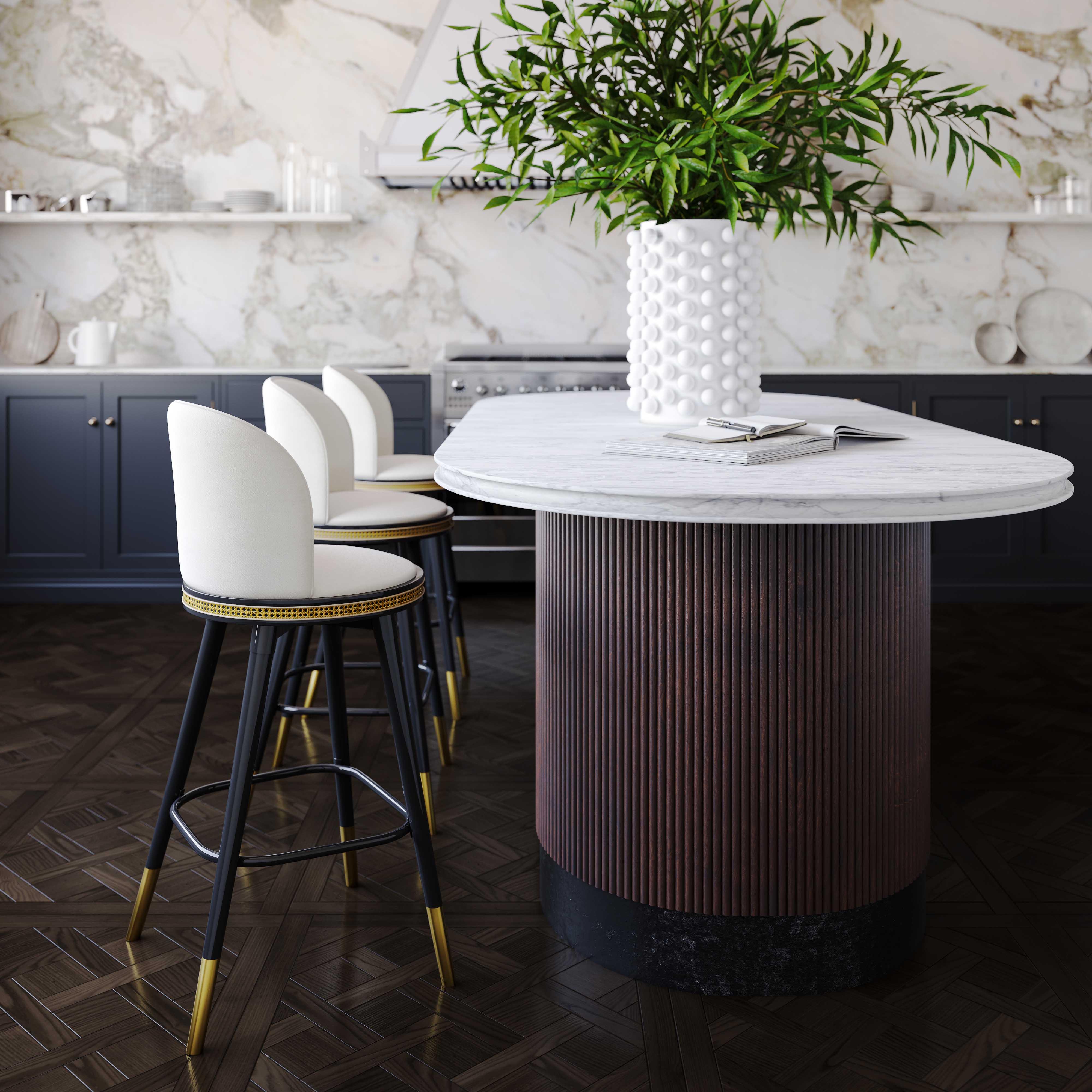 Harley Velvet Stool