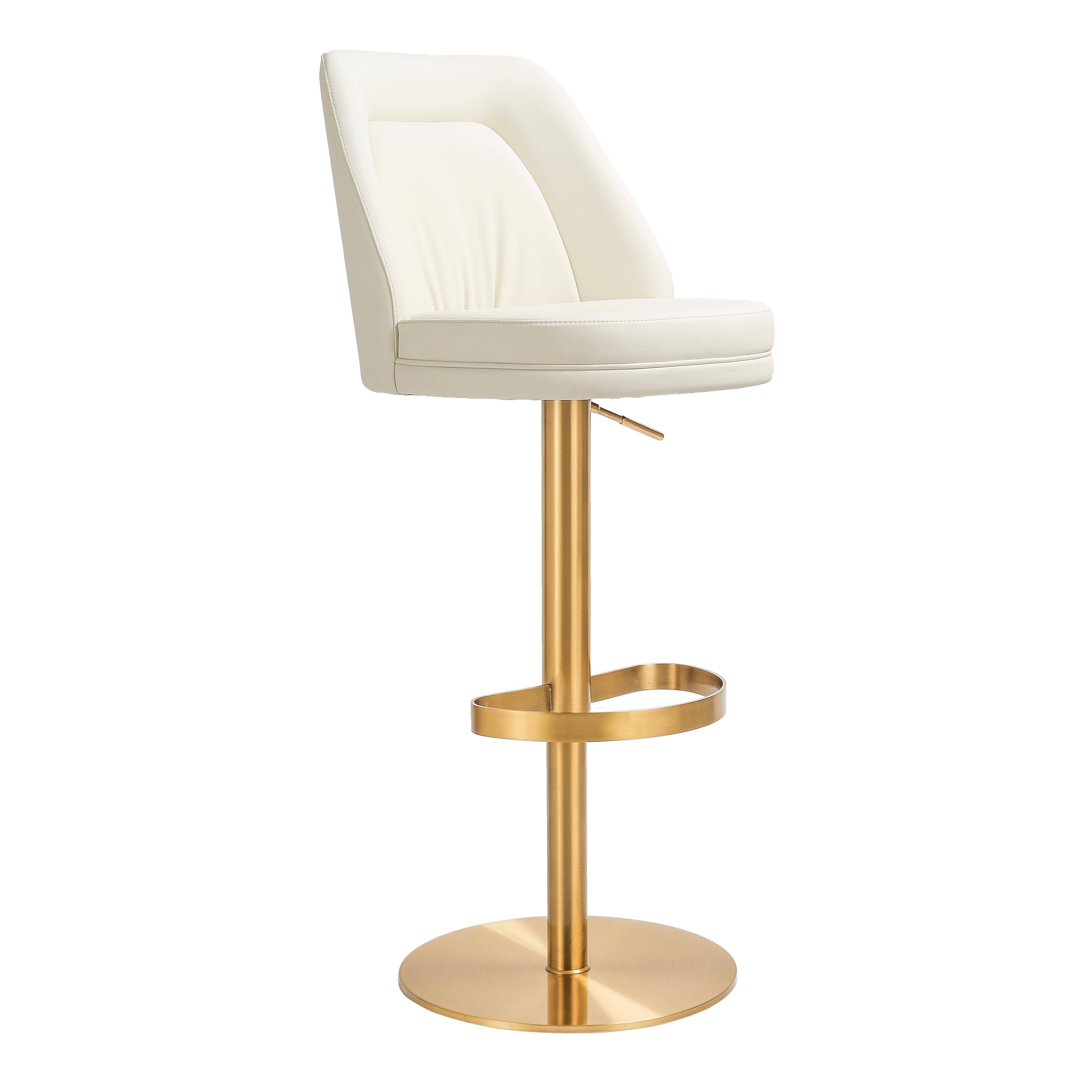 Maven Performance Vegan Leather Adjustable Swivel Stool