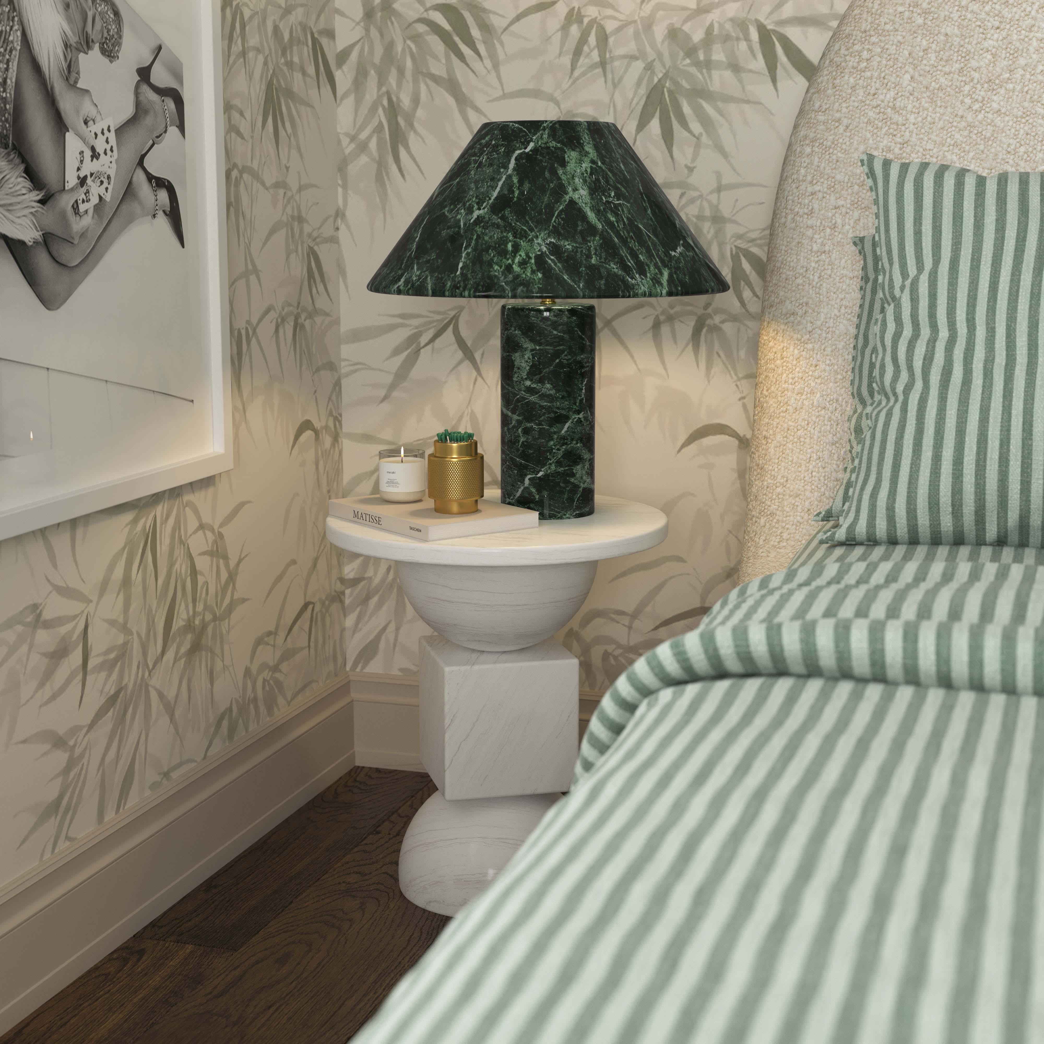 Mable Marble Print Table Lamp