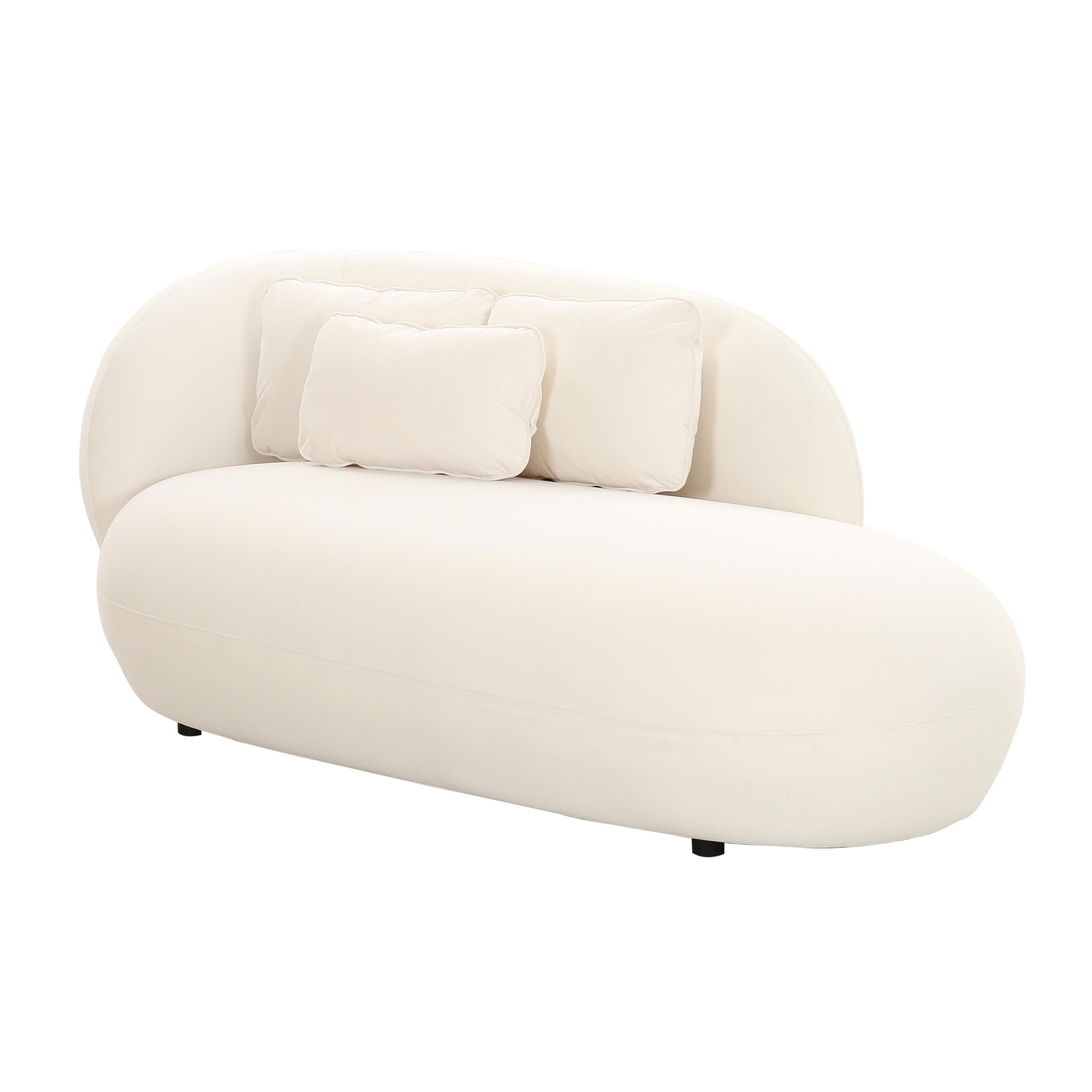 Galet Velvet Chaise