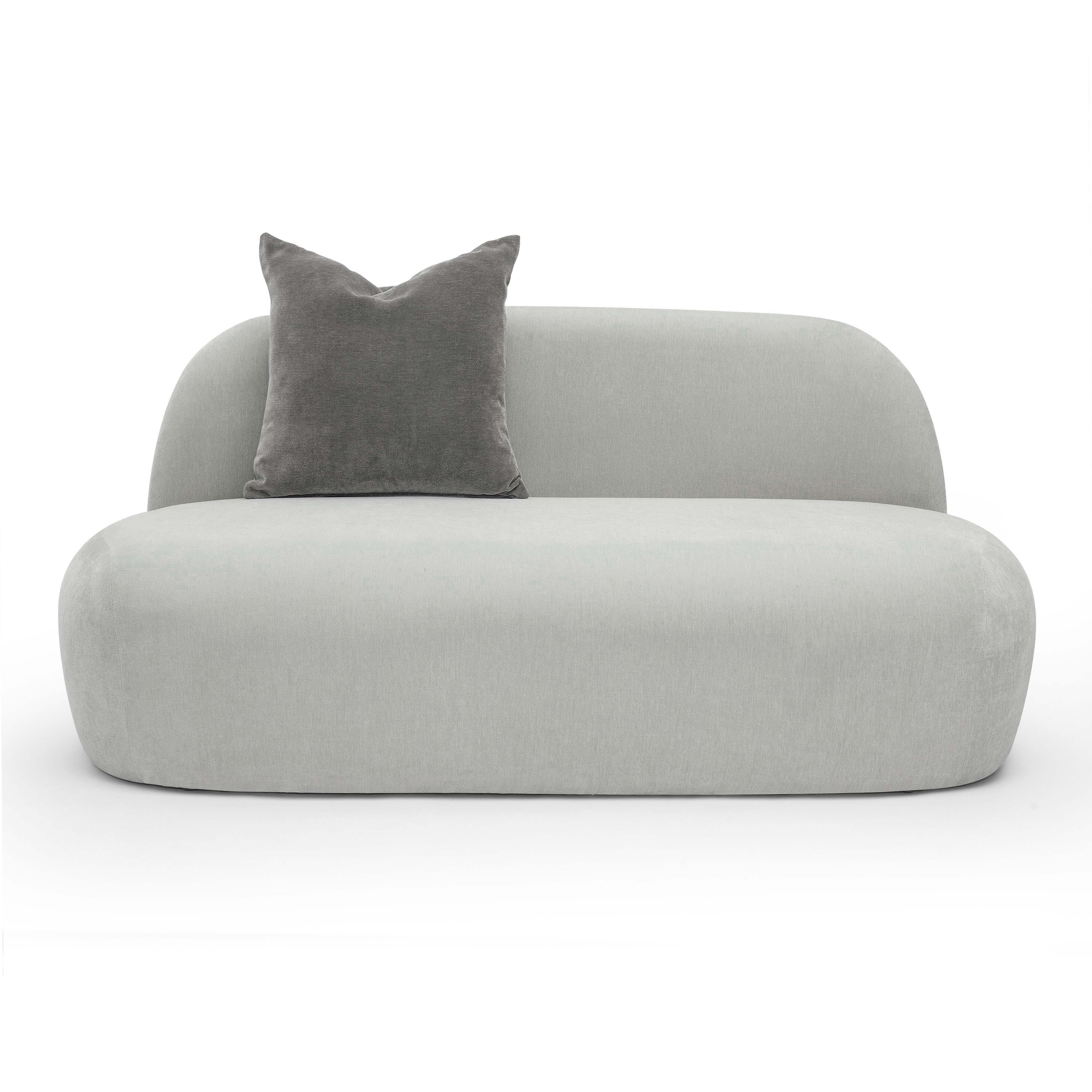 Carraway 60" Upcycled Contract-Grade Chenille Loveseat