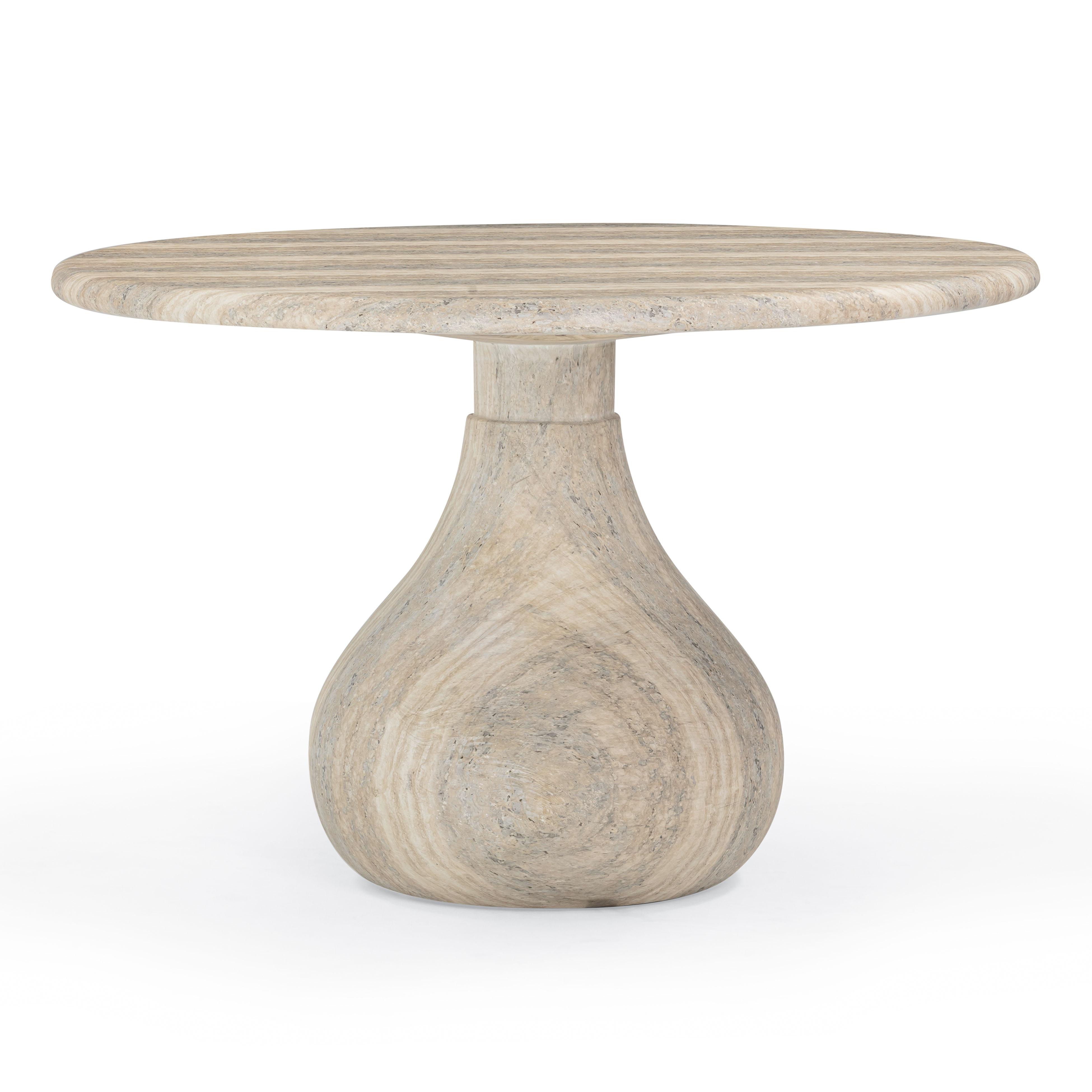 Smooch 47" Concrete Indoor / Outdoor Round Dining Table