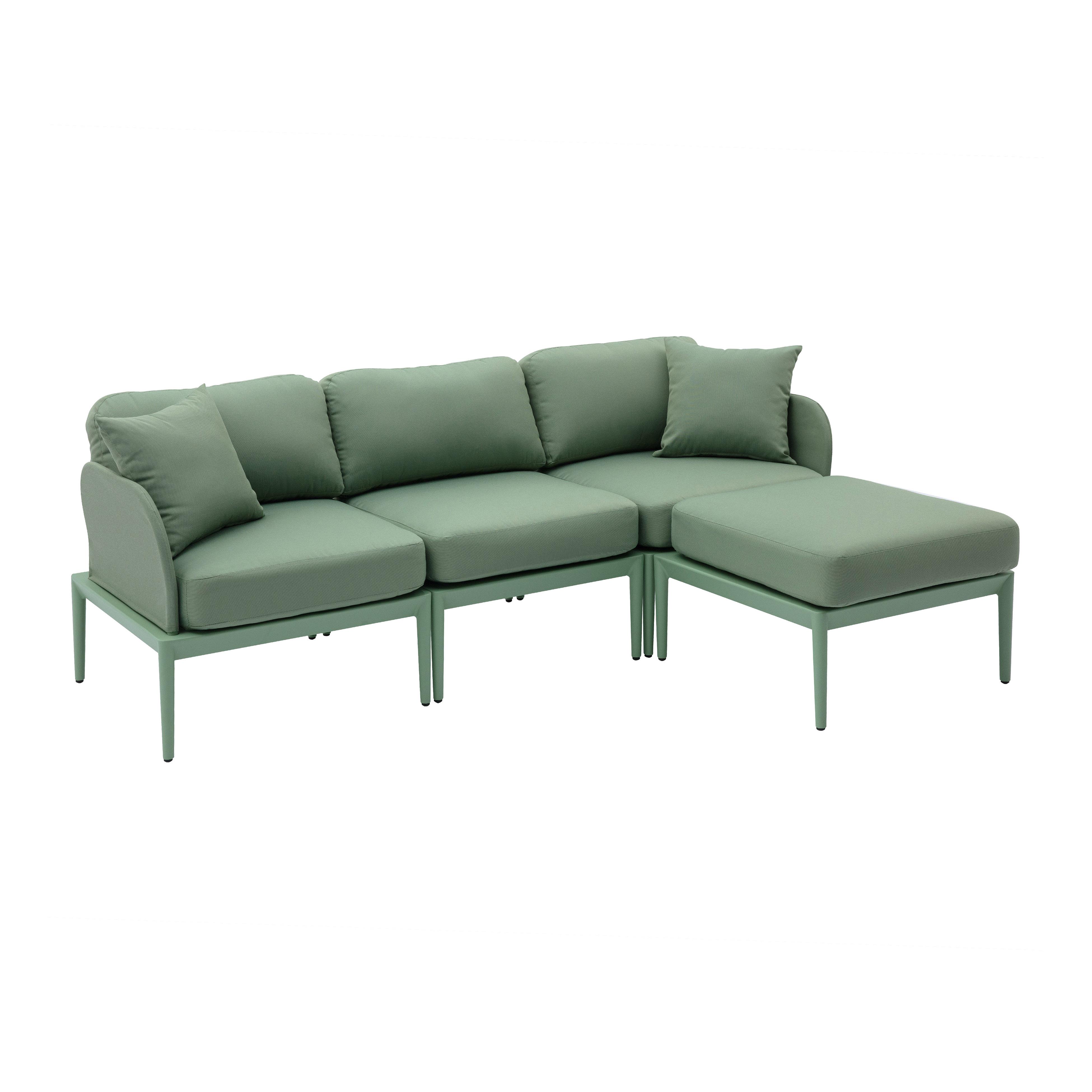 Kapri 4-Piece Modular Outdoor Sectional