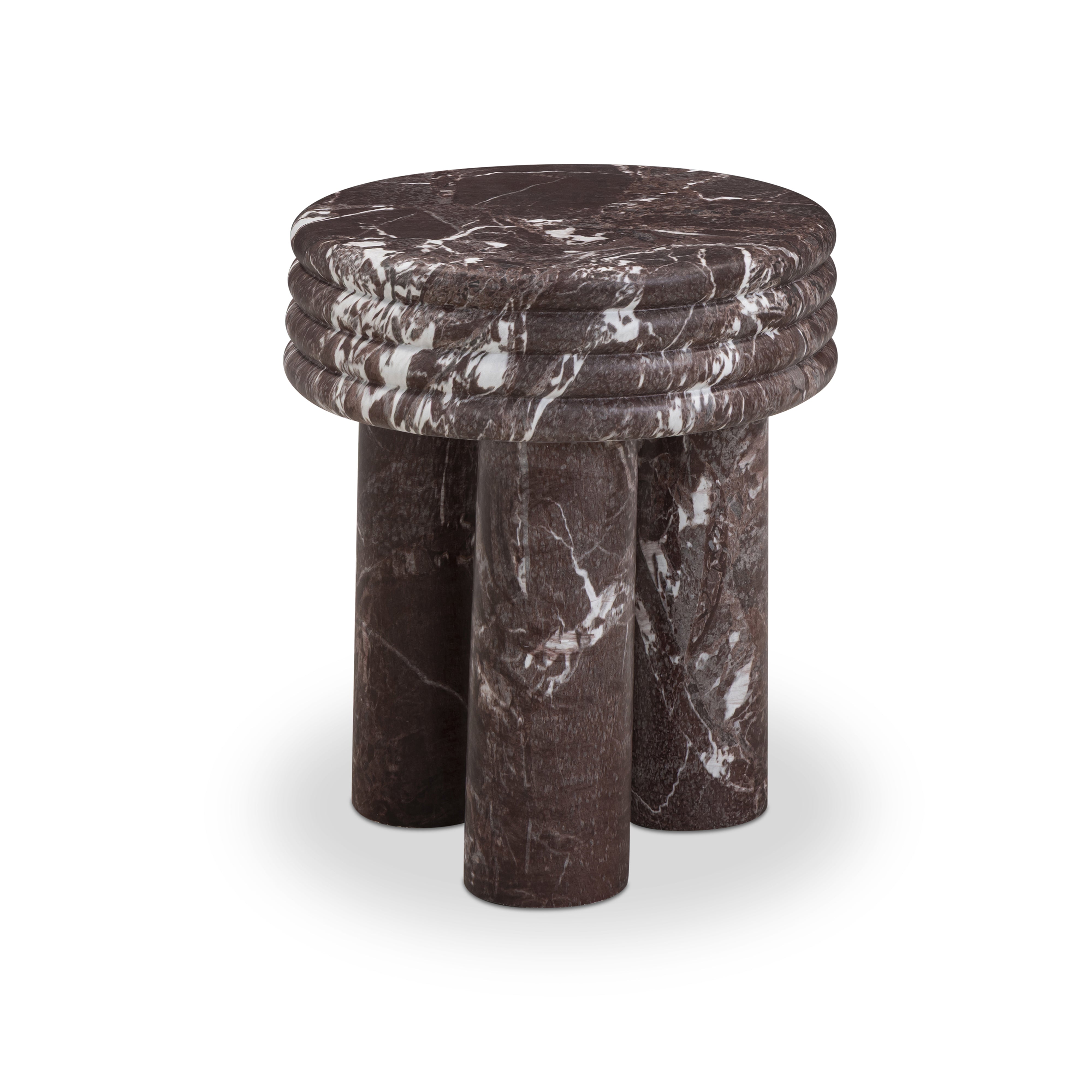 Delta Concrete Indoor/Outdoor Round Side Table