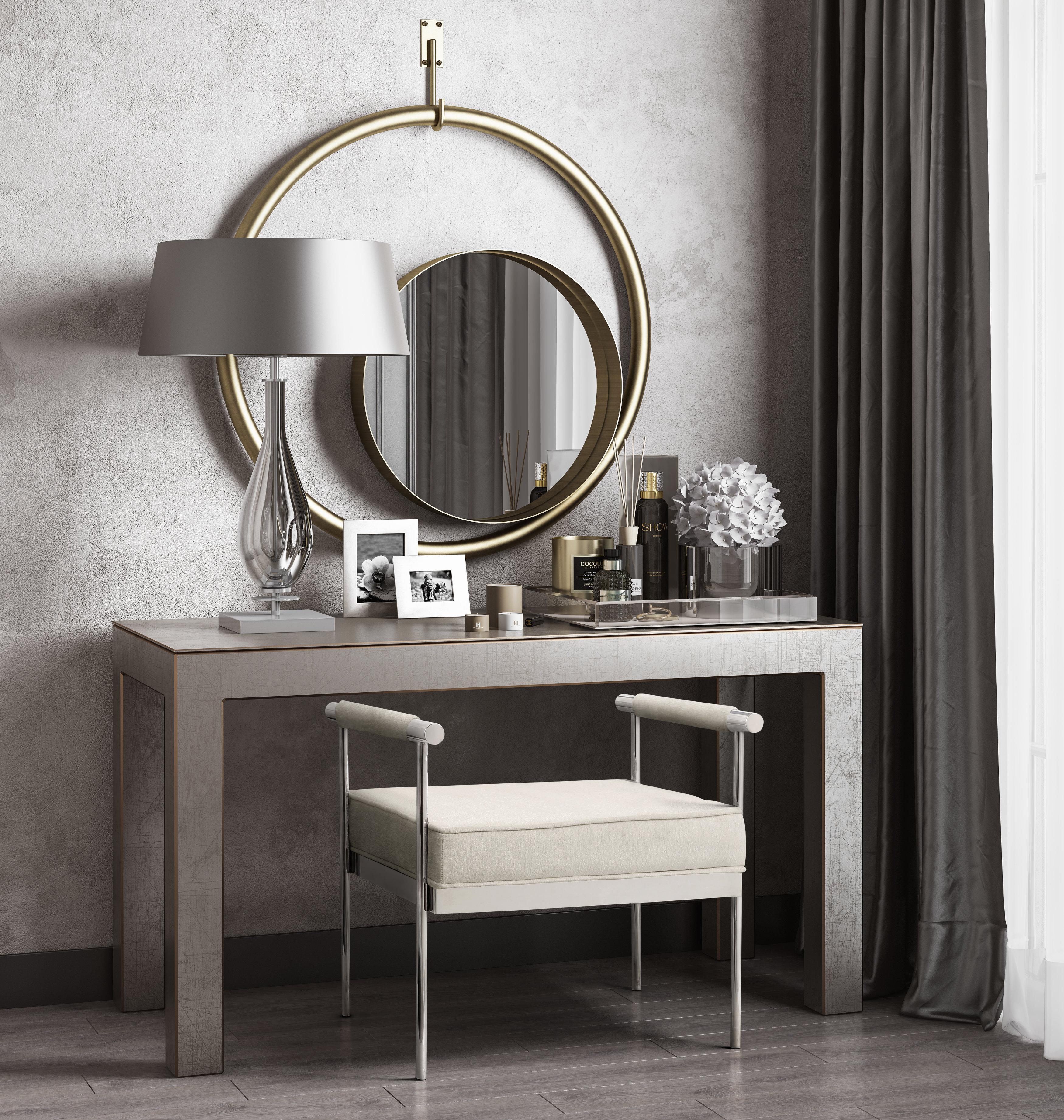 Diva 25" Cream Velvet Bench