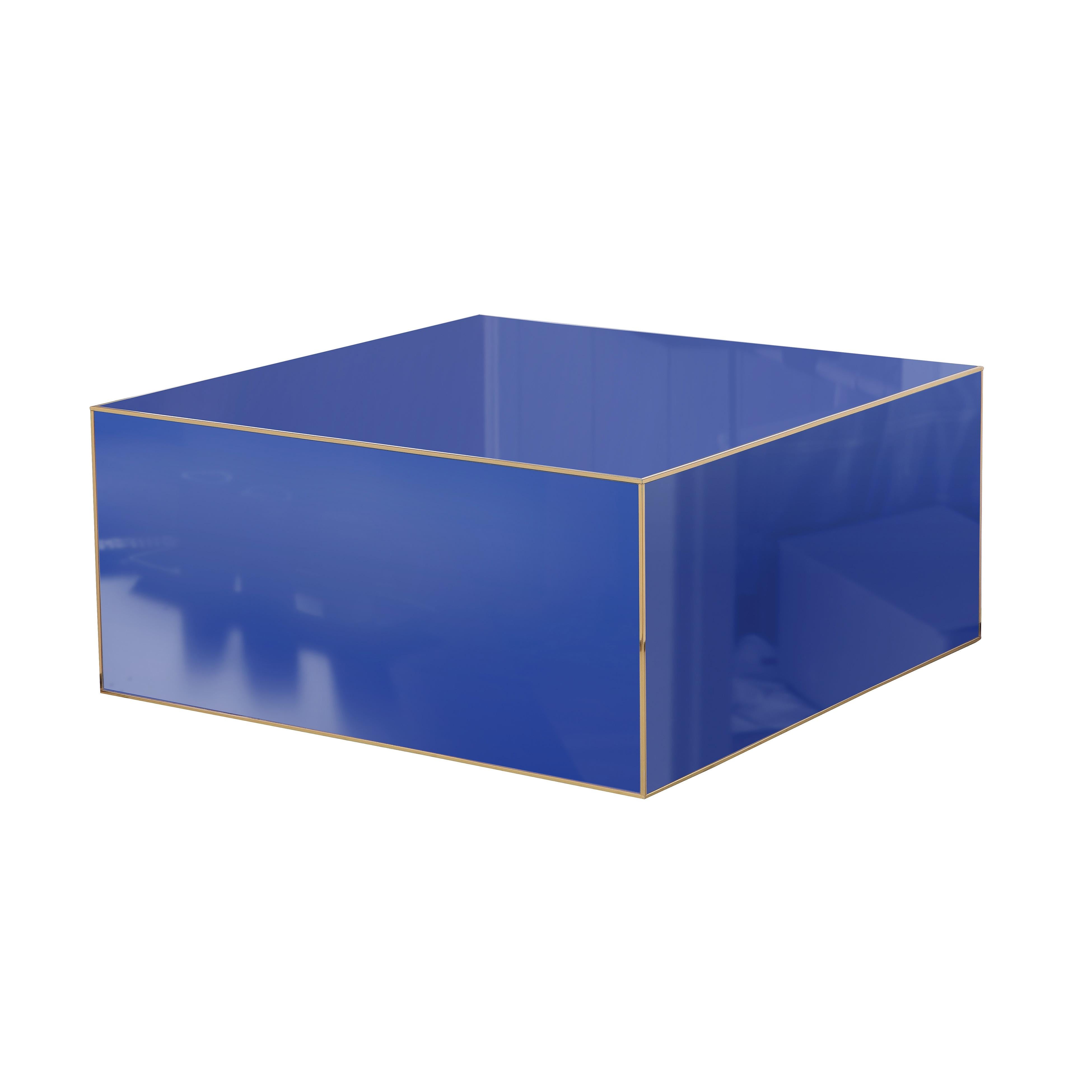 Havana 35" Glass Square Coffee Table