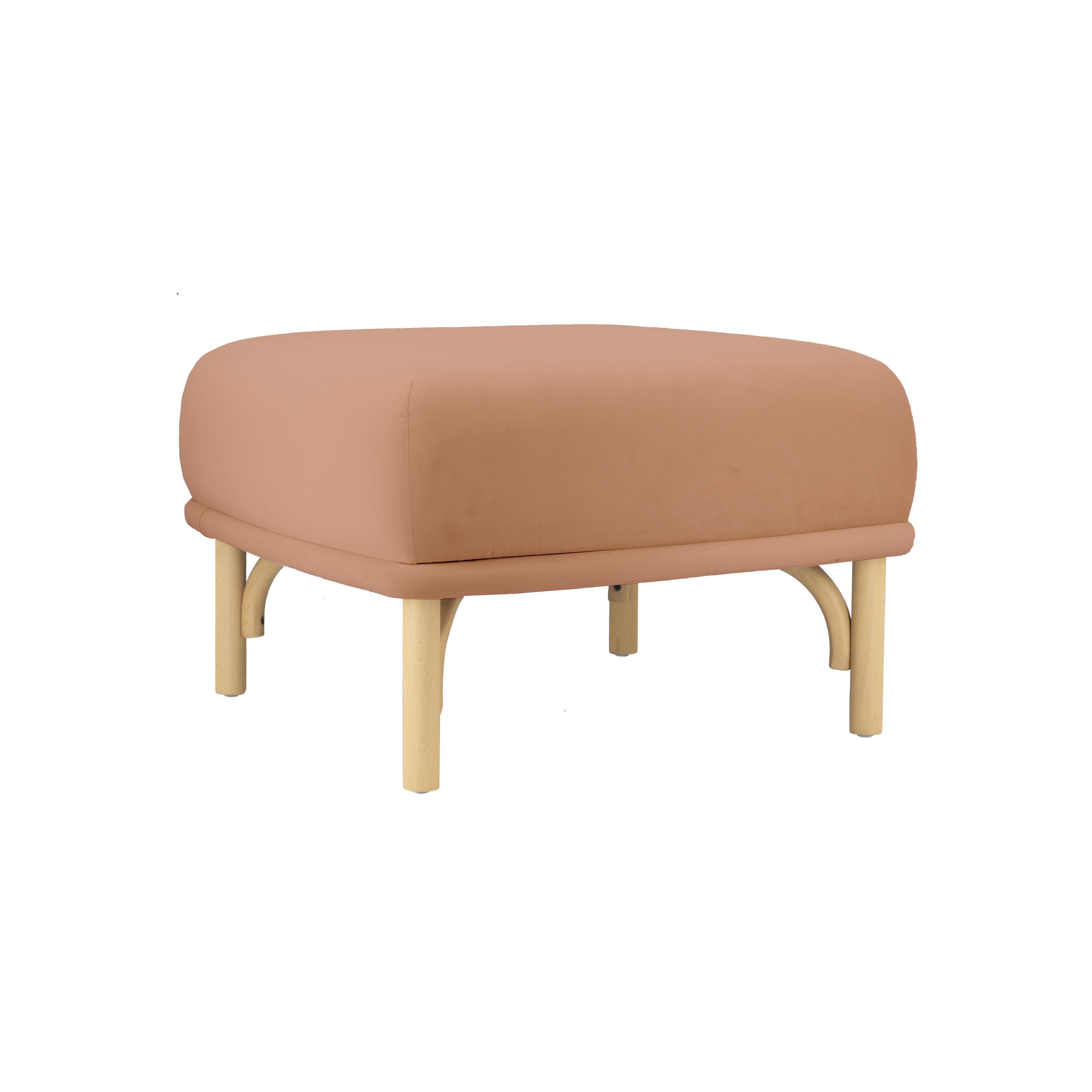 Desiree Performance Velvet Ottoman