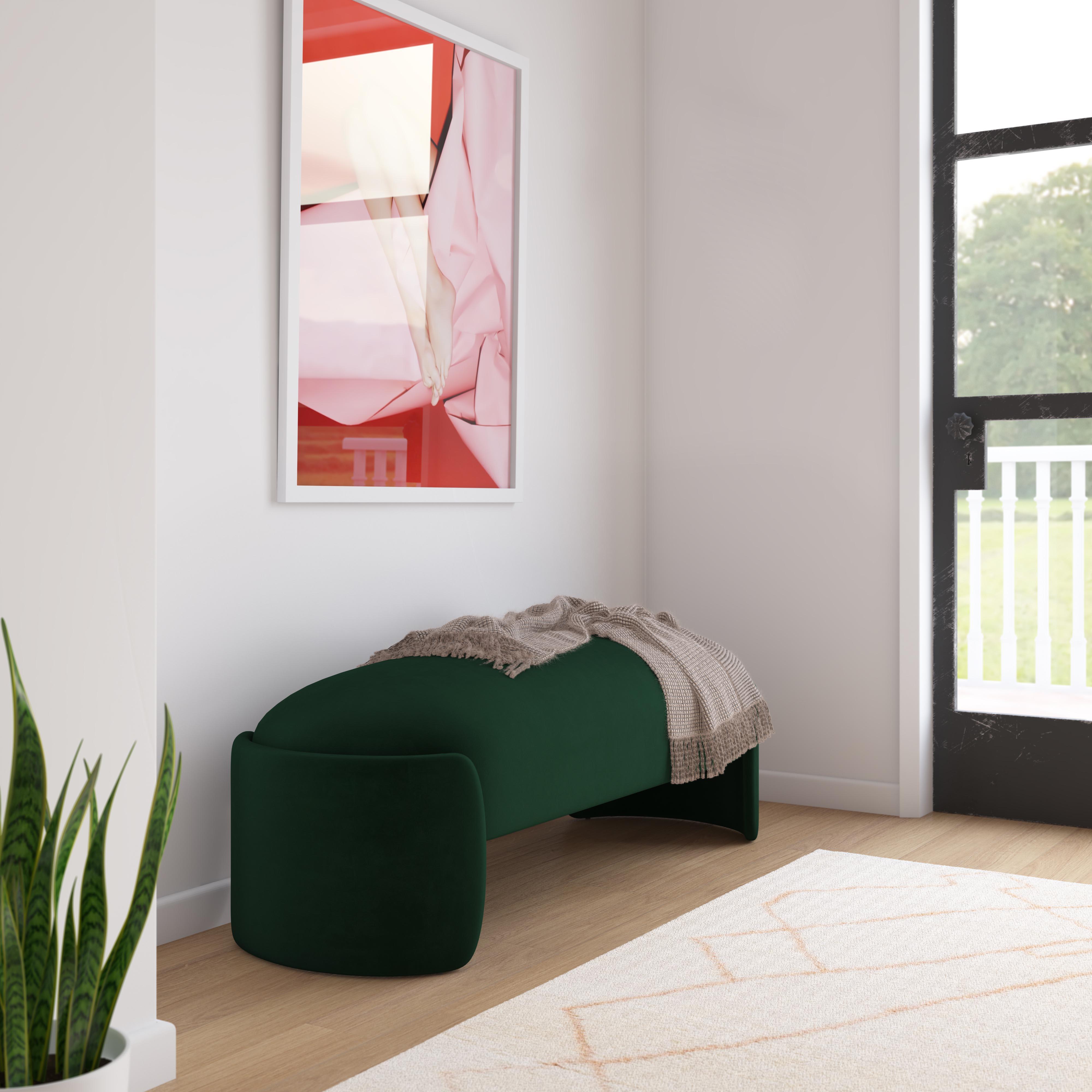 Toledo 53" Performance Velvet Bench