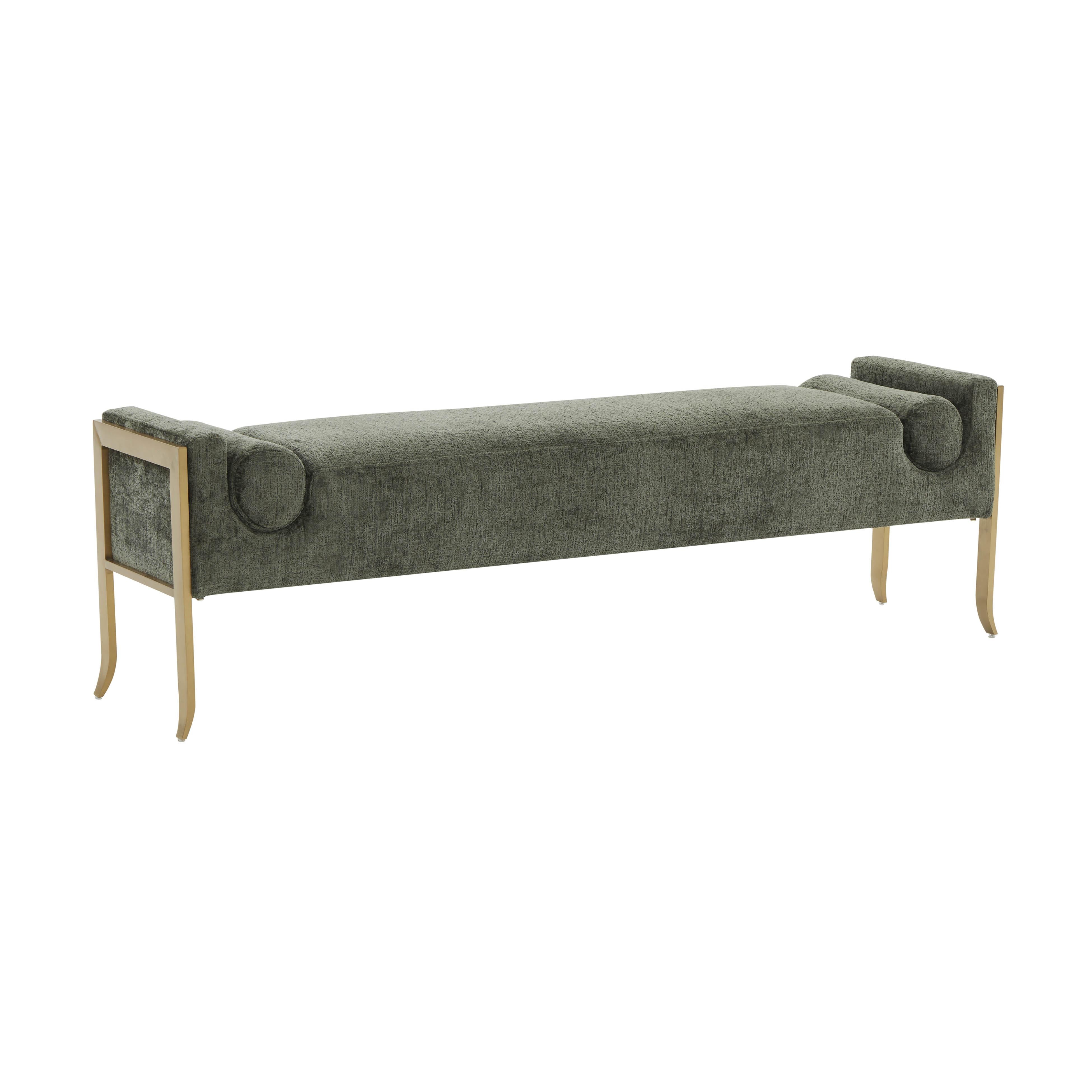 Ines 67" Textured Performance Velvet Bench