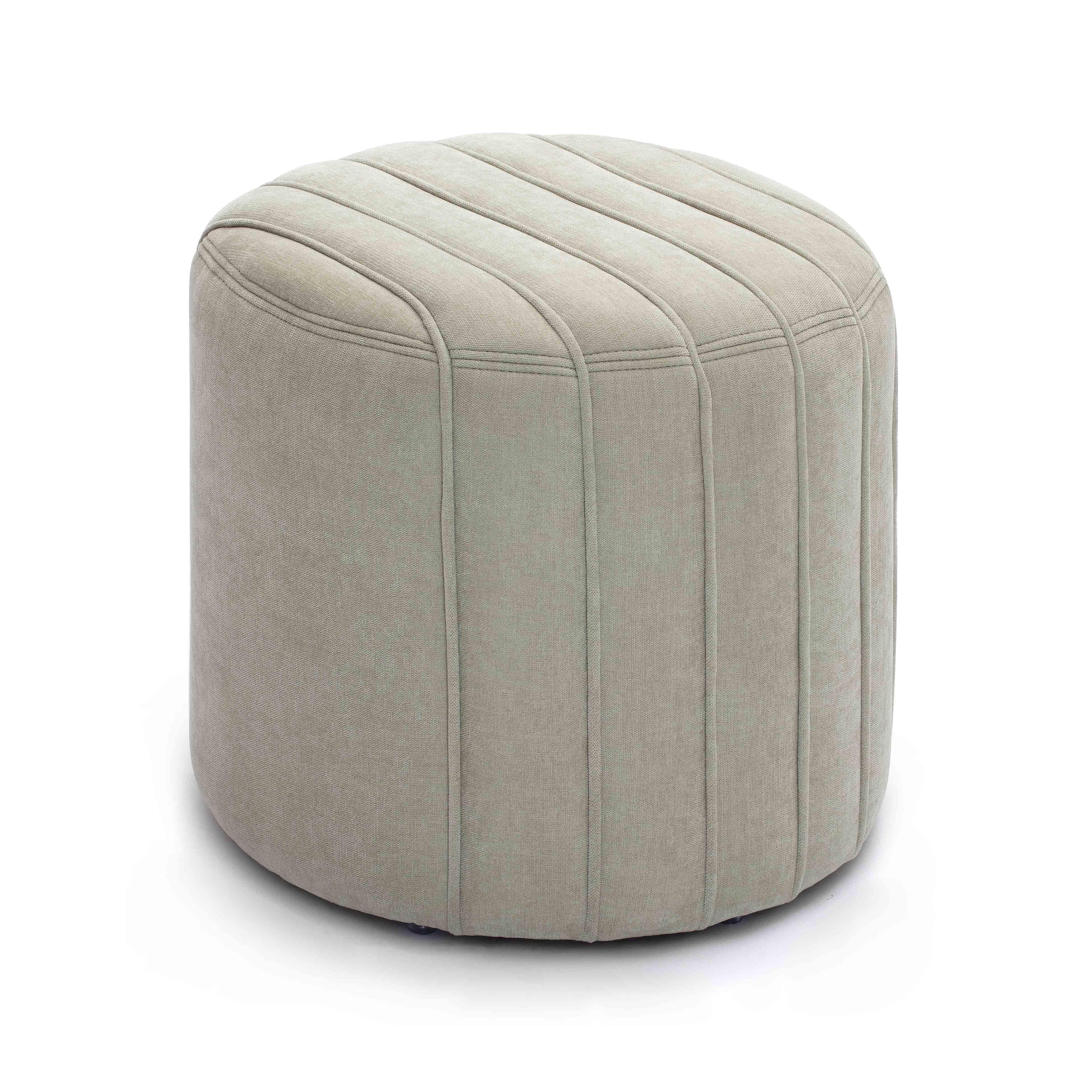 Pouch Chenille Ottoman
