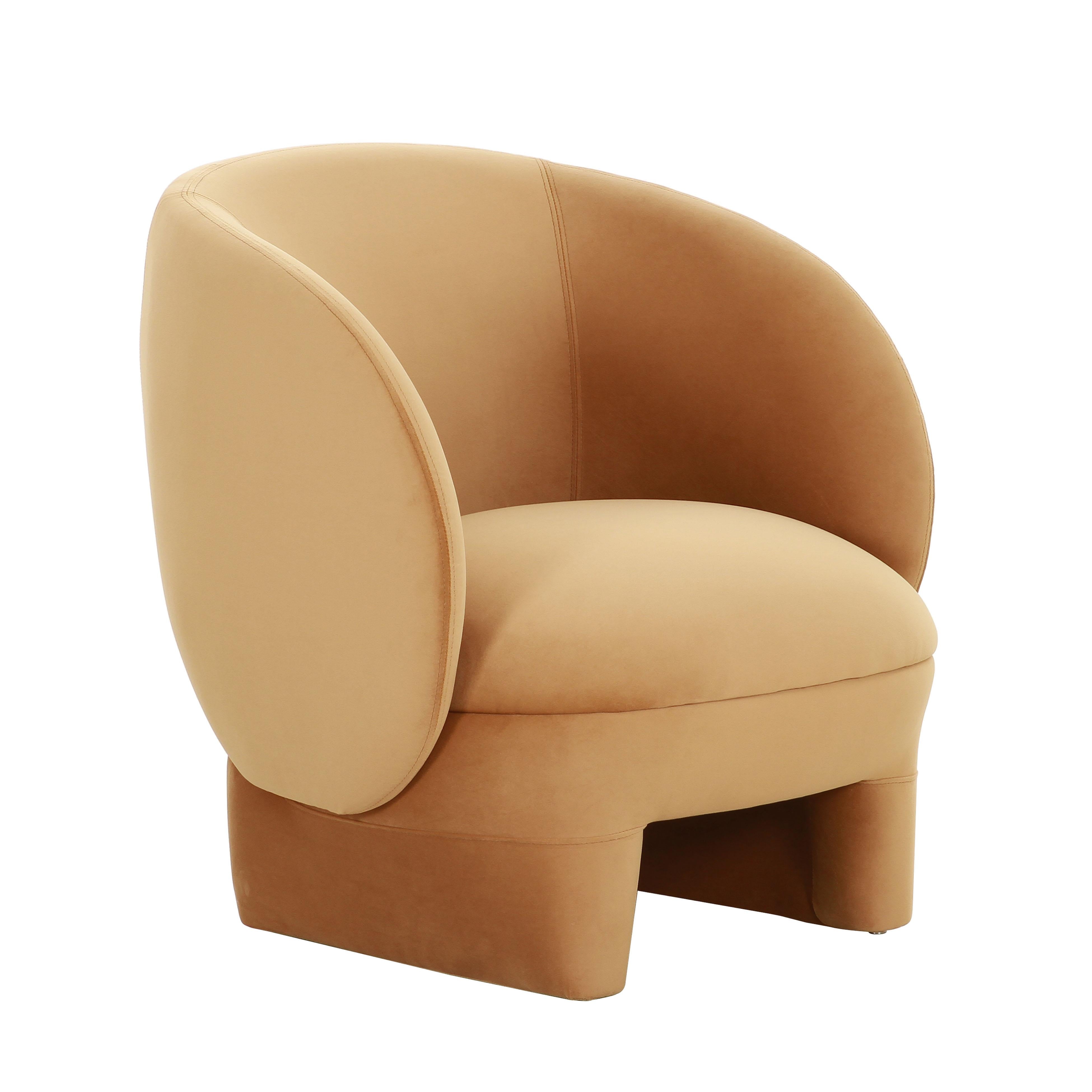 Kiki Performance Velvet Accent Chair