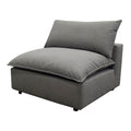 Cali Performance Fabric Modular Armless Chair