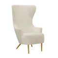 Julia Performance Velvet Wingback Accent Chair