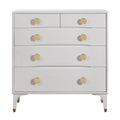 Divine 38" White 5-Drawer Chest