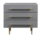 Trident 28" 3-Drawer Nightstand