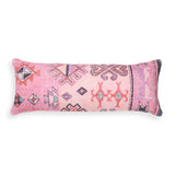 Persia 27"X10" Pink Cotton Bolster Pillow