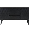 Valentina 59" Black Acacia Buffet