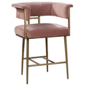 Astrid Performance Velvet Stool
