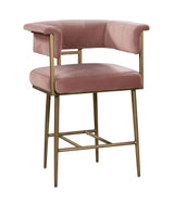 Astrid Performance Velvet Stool