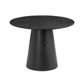 Sahara 41" Black Oak Round Dining Table