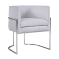 Giselle Performance Velvet Dining Chair with Silver Base