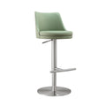 Reagan Performance Vegan Leather Adjustable Stool