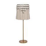 Tutu Cream Cotton Tasseled Floor Lamp