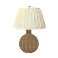 Pallora Cream &amp; Natural Rattan Table Lamp