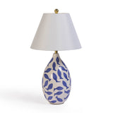 Sardine White &amp; Blue Ceramic Table Lamp