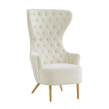 Jezebel Performance Velvet Wingback Accent Chair