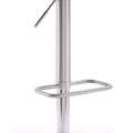 Bari Performance Vegan Leather Adjustable Stool