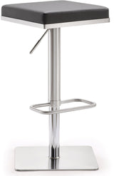 Bari Performance Vegan Leather Adjustable Stool
