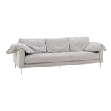 Vari 90" Textured Performance Velvet Lounge Sofa