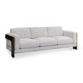 Elyn 91" Cream Contract-Grade Boucle Sofa