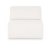 Tarra Cream Performance Chenille Modular Armless Chair