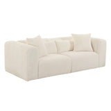 Tarra 86" Fluffy Oversized Performance Corduroy Modular Loveseat