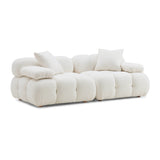 Calliope 79" Performance Vegan Shearling Modular Loveseat
