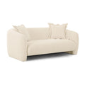 Lou 71.5" Sandstone Textured Performance Fabric Loveseat