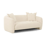 Lou 71.5" Sandstone Textured Performance Fabric Loveseat