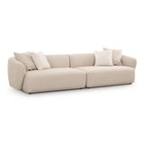 Sylvie 118" Cream Performance Boucle Sofa