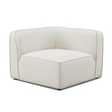 Travie Sand Upcycled Performance Linen Corner Chair