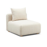 Hangover Contract-Grade Textured Fabric Modular Armless Chair