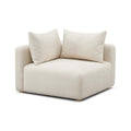 Hangover Contract-Grade Textured Fabric Modular Corner Chair