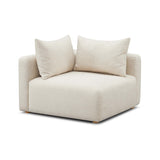Hangover Contract-Grade Textured Fabric Modular Corner Chair